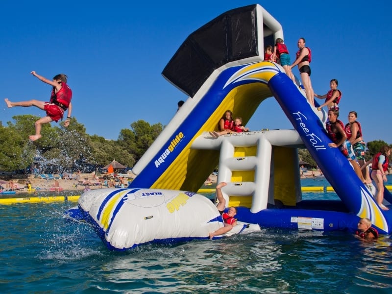 Aquaglide Freefall Supreme Inflatable Water Slide and Climber