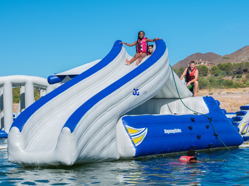 Aquaglide Loki Corner Water Slide and Climber