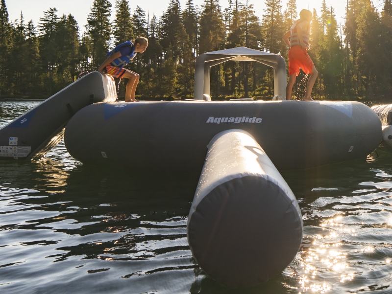 Aquaglide Recoil 14ft and 17ft Inflatable Water Park - Image 5