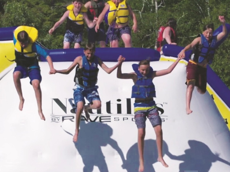 Rave Nautilus Climber and Slide - Watertrampolines.ca - Canada’s ...