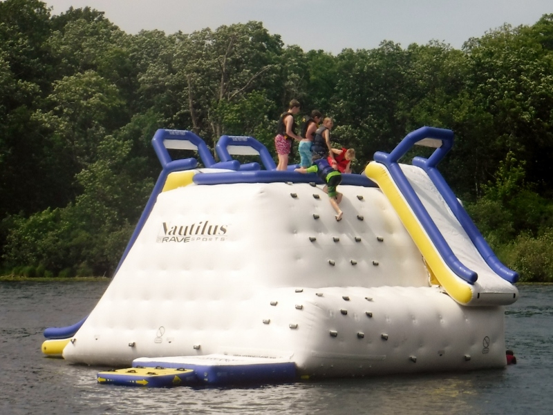 Rave Nautilus Climber and Slide - Watertrampolines.ca - Canada’s ...