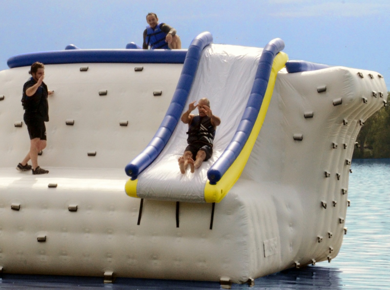 Rave Nautilus Climber and Slide - Watertrampolines.ca - Canada’s ...