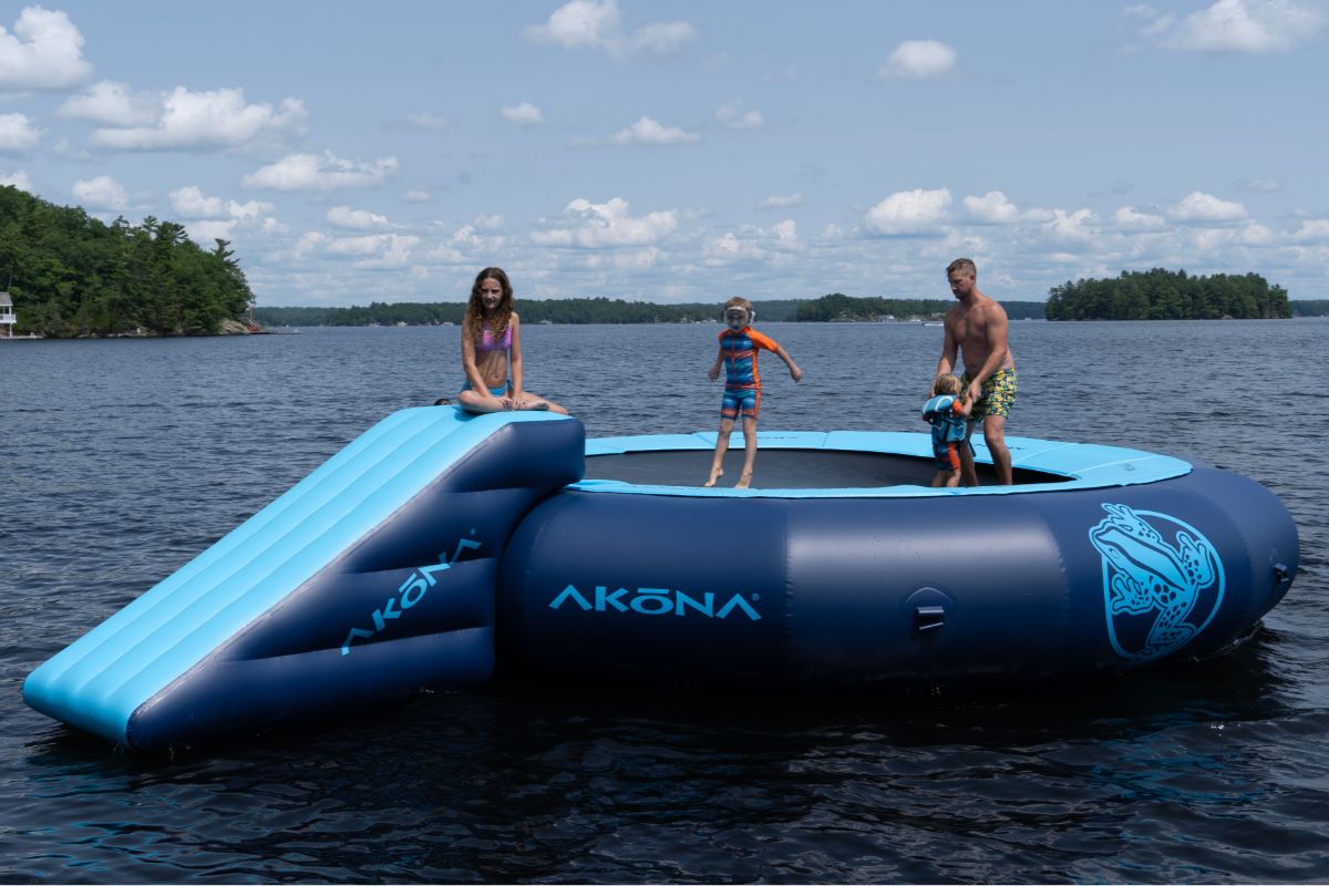 Inflatable water trampoline hotsell