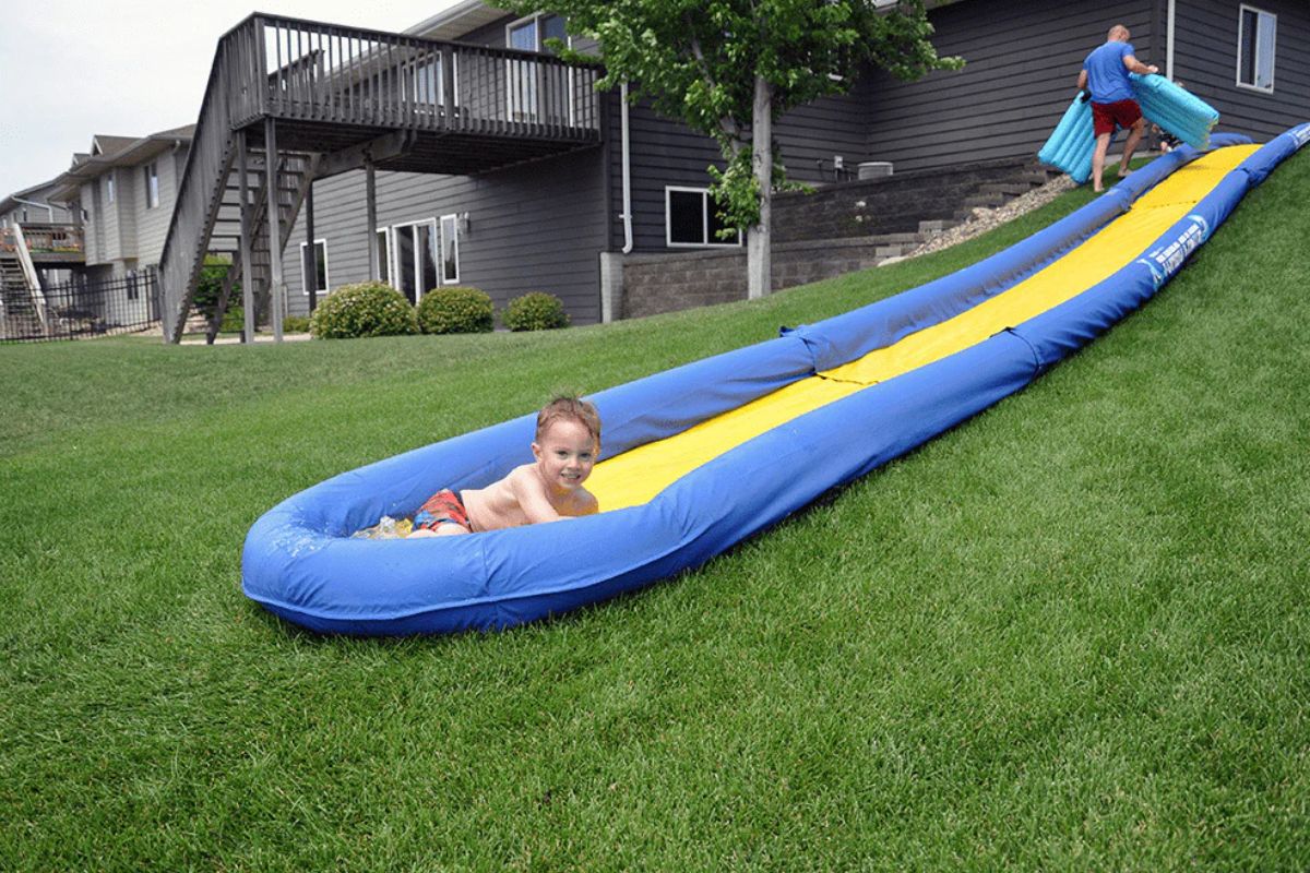 Rave Turbo Chute Water Slide 10' Catch Pool