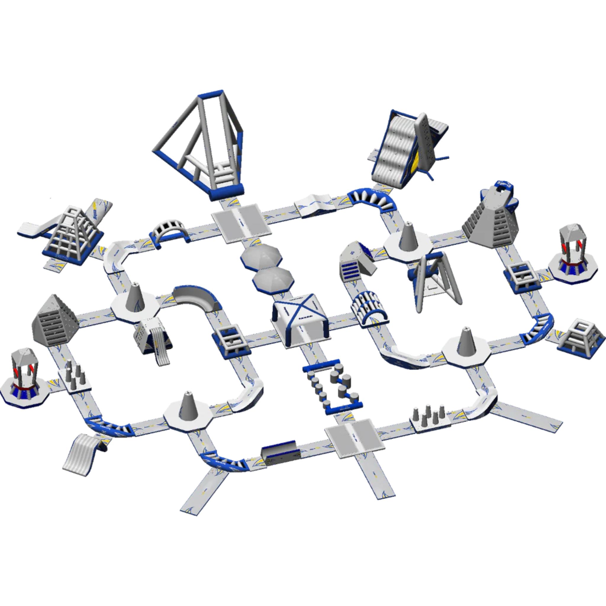 Aquaglide Inflatable Water Park - Ring Monsoon XL 160